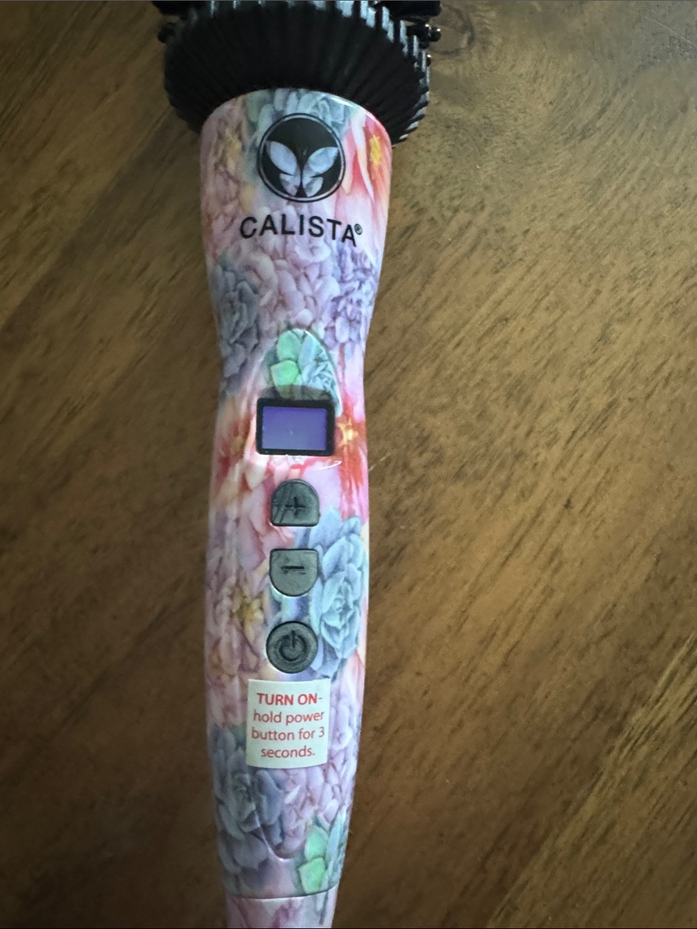 Calista PerfecterPro Heated 1.5” Round Brush - Pink Floral - Picture 4 of 5